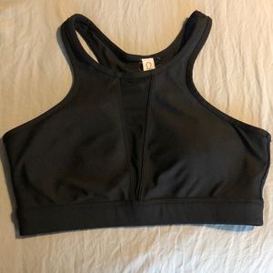 Sports Bra with Mesh Detailing